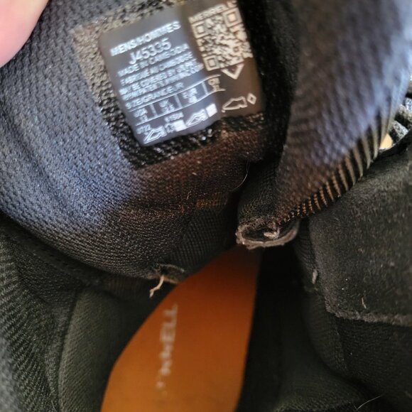 Merrell Moab 2 Response 8" Size 13- WP Tactical Boot w/zipper Blk - Picture 3 of 7